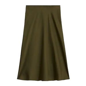 J. Crew Gwyneth Slip Skirt | Small | Green